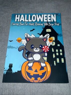 Halloween Coloring Book For Adults